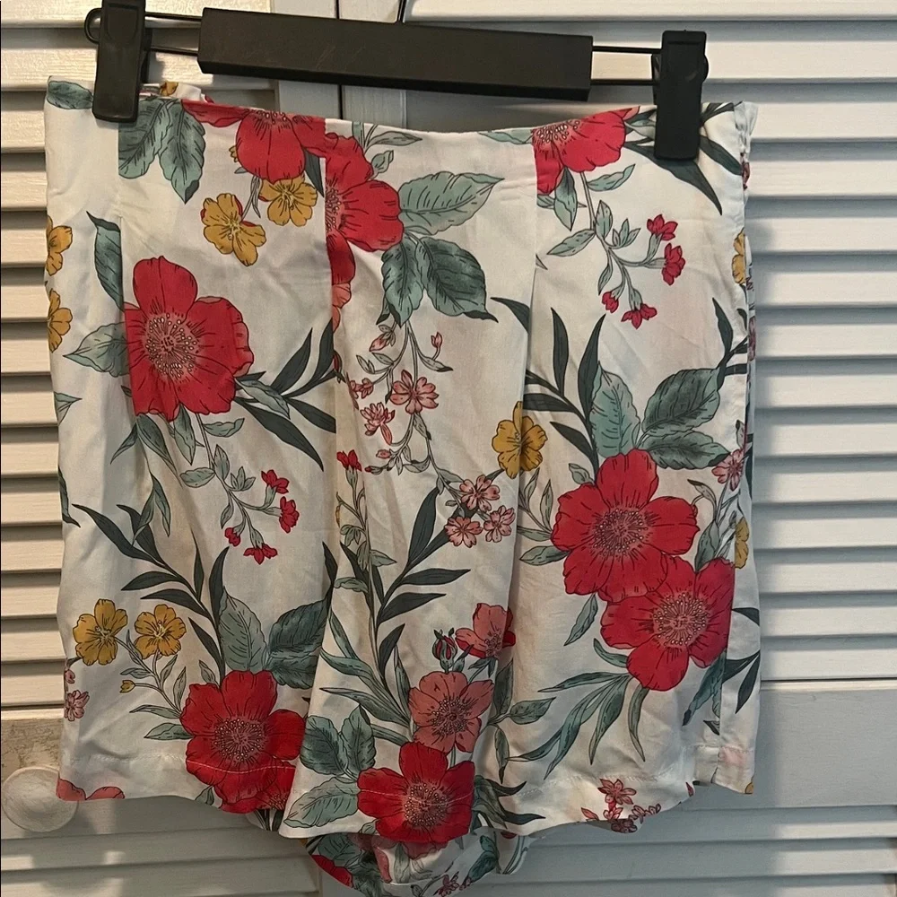 #1441**Floral Print Women's Skirt - Picture 3 of 6